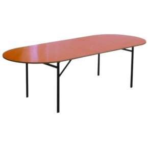 Table ovale pliante 8-10 pers